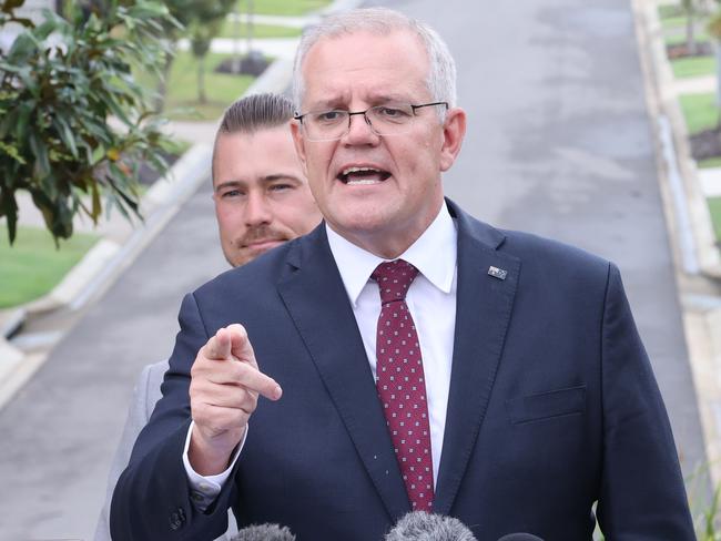 Prime Minister Scott Morrison has slammed Labor for not supporting his housing plan. Picture: Jason Edwards