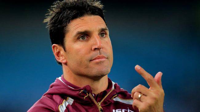 Manly Coach Trent Barrett has some work to do to keep his job. Picture: Mark Evans