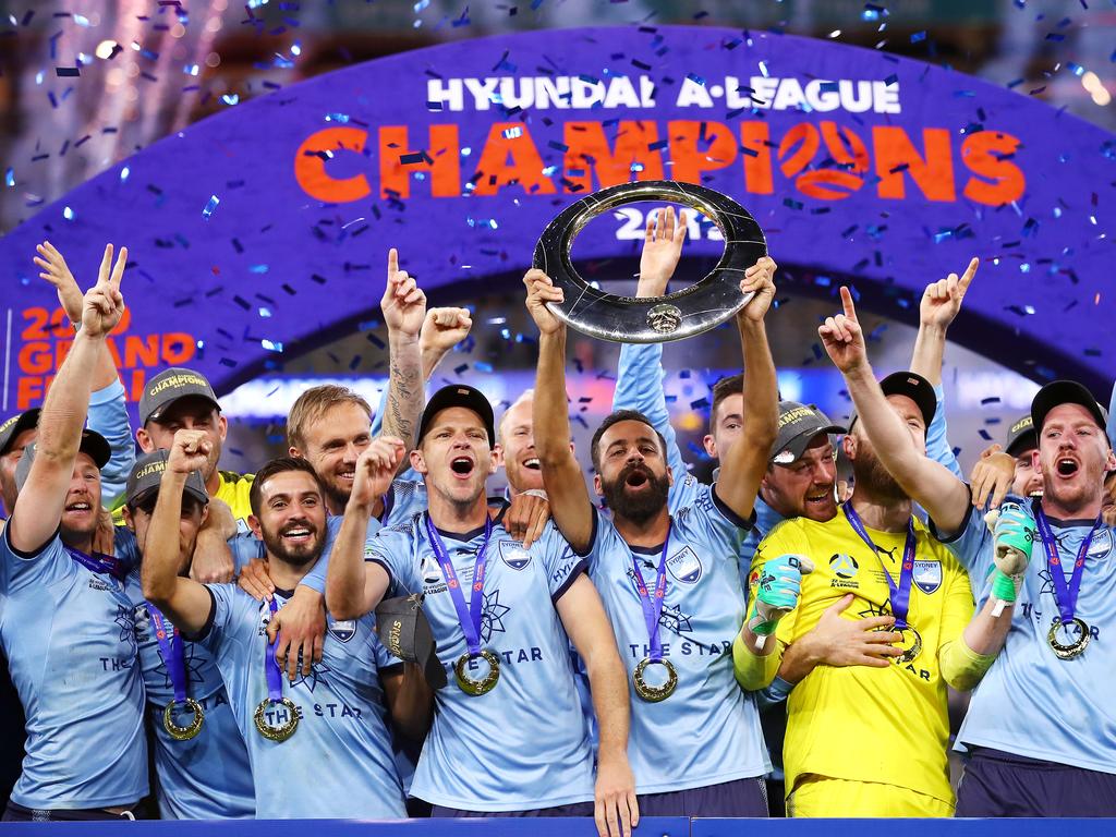 A-League Men’s, on average, fields some of the oldest playing groups in comparison to professional football competitions around the world. Picture: Cameron Spencer/Getty Images