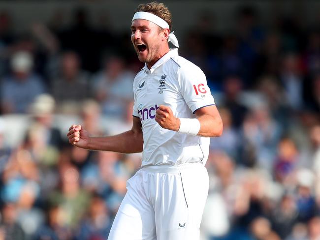 An all-time great of English cricket, Broad once lined up in Hoppers Crossing’s 6th XI. Picture: Ashley Allen/Getty Images