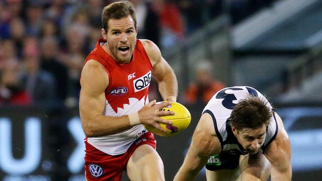 Ben McGlynn provided plenty of spark for the Swans. Picture: Colleen Petch