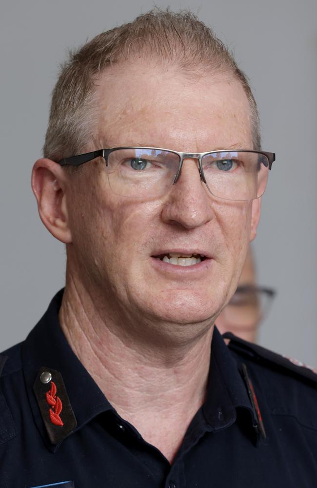 Queensland Fire Commissioner Greg Leach. Picture: Steve Pohlner