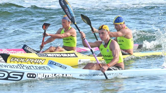 Action in the ironman qualifiers at Aussies. Pic: HarvPix