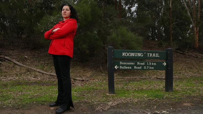 Balwyn North woman Helen Tsoutsouvas says Boroondara Council has dropped the ball on community consultation for the North East Link. Picture: George Salpigtidis