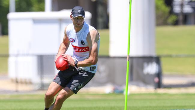 Sam Sofronidis is also in the running at Collingwood. Picture: Brendan Beckett