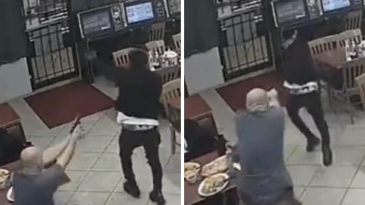 Customer shoots and kills armed robber at Houston restaurant | video |   — Australia's leading news site
