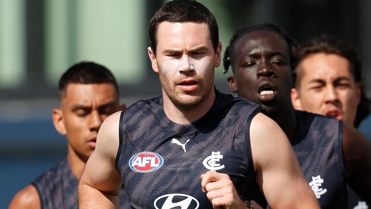 Mitch McGovern could play a much more KFC SuperCoach-friendly rule at the Blues in 2022. Picture: Michael Willson/AFL Photos via Getty Images