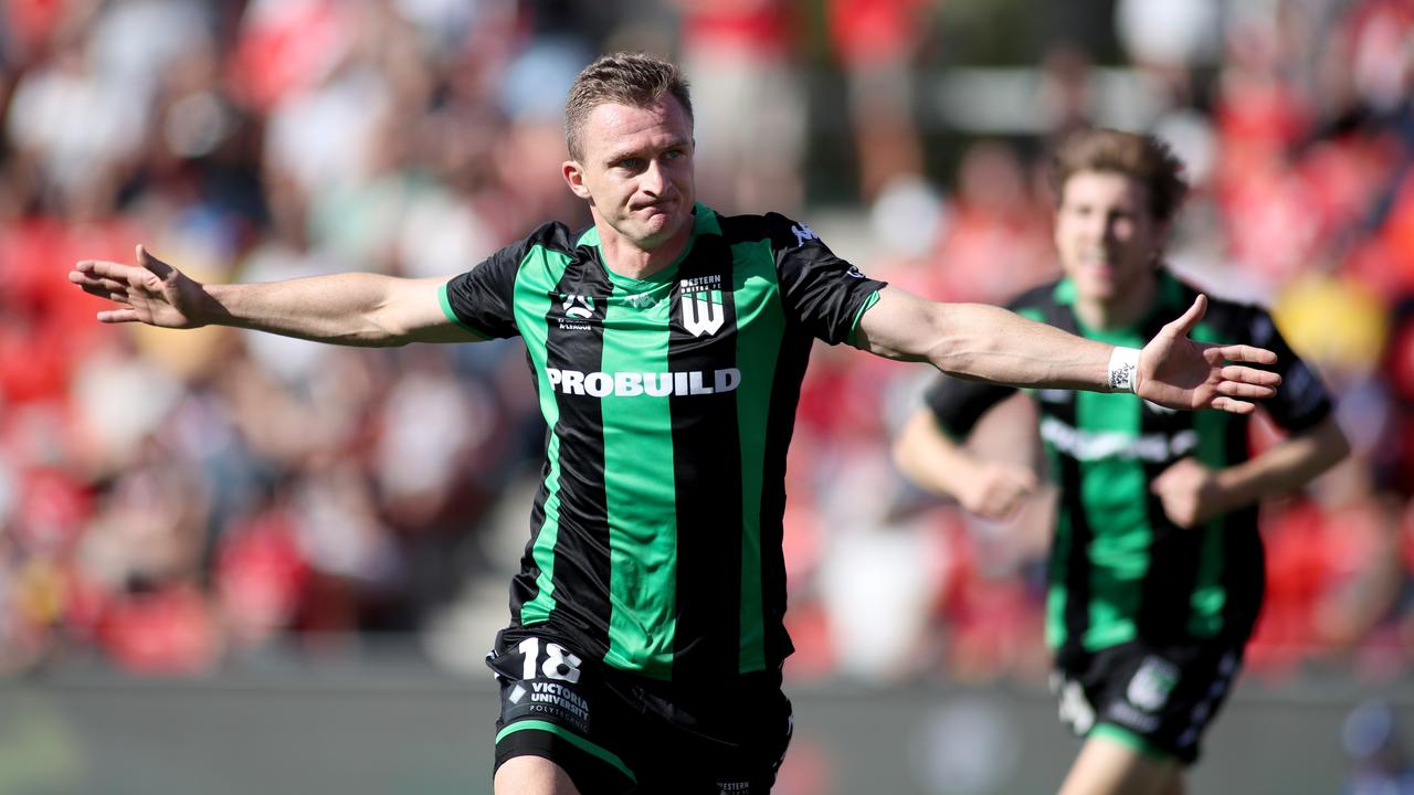 Besart Berisha bagged another brace as Western United stormed home again.