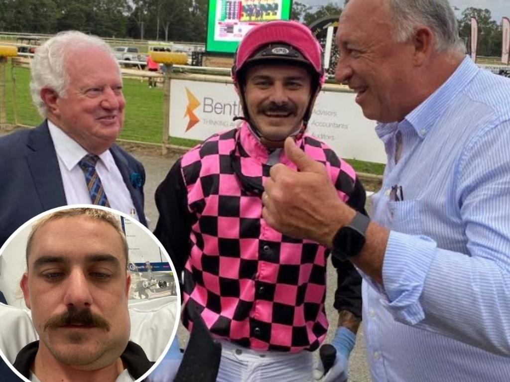 Jockey Ashley Butler says he was king hit in a licensed premises in Rockhampton's CBD after winning the biggest horse race of his career.