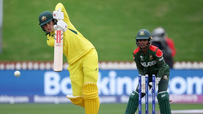 Australia's Annabel Sutherland looks set to keep her place in the team for the semi-final. Picture: Marty Melville / AFP