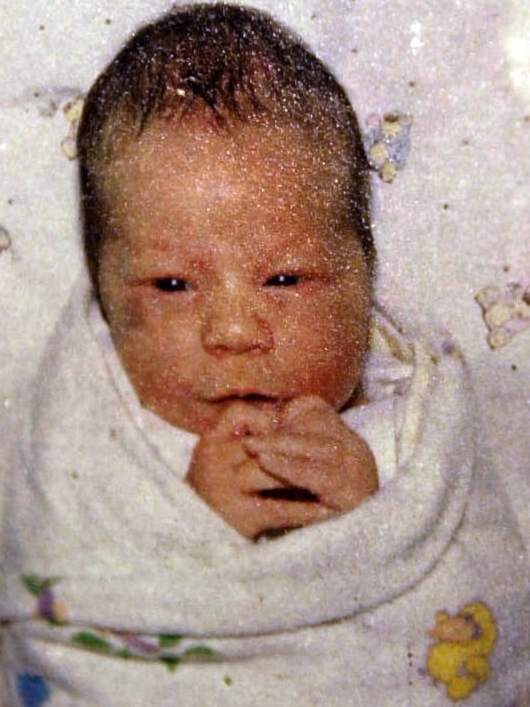 Caleb Folbigg died at 19 days old in 1989.