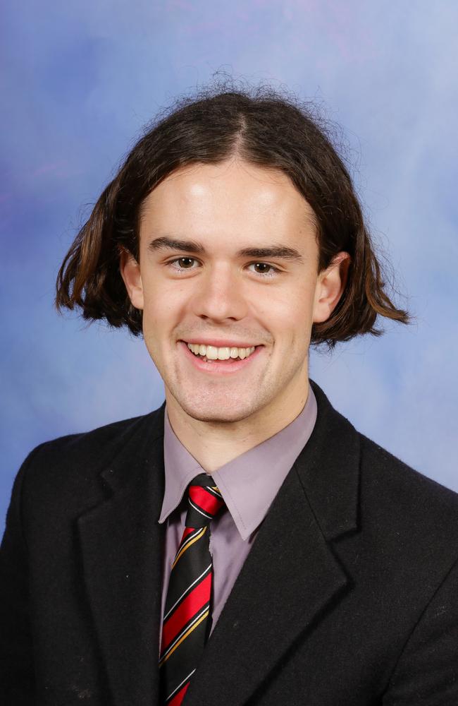 St Joseph's College VCE vocational major high achiever Archer Lennon. Picture: Supplied