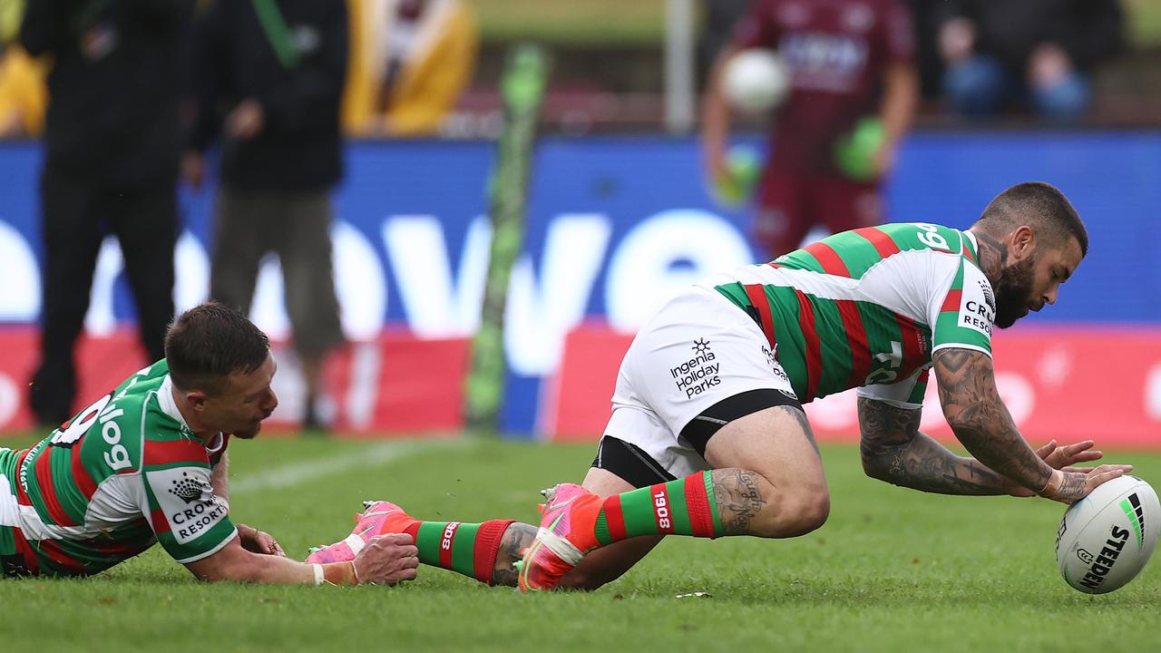NRL head of football Graham Annesley concedes Manly’s Sean Keppie warranted a sin bin and being referred to the judiciary for his high hit that left South Sydney halfback Adam Reynolds (pictured) concussed.