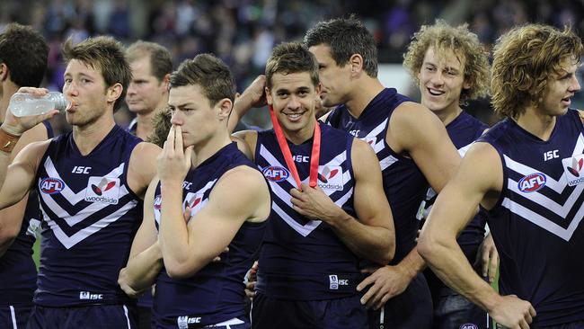 Fremantle’s Stephen Hill was awarded the Ross Glendinning medal. Photo: Daniel Wilkins