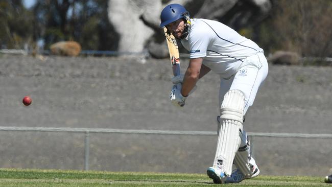 Tom Godsell in action for Aberfeldie.