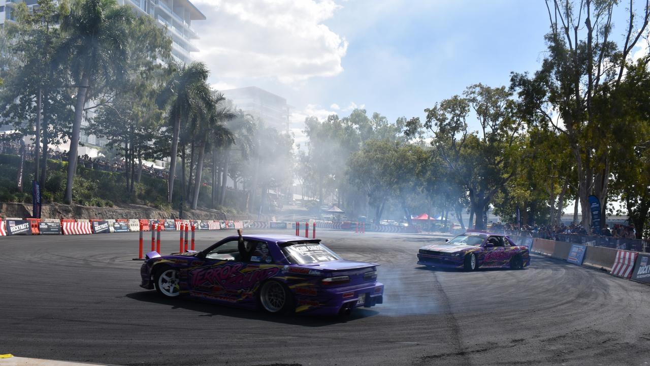 Drifting at Rockynats 2022 on Sunday April 17.