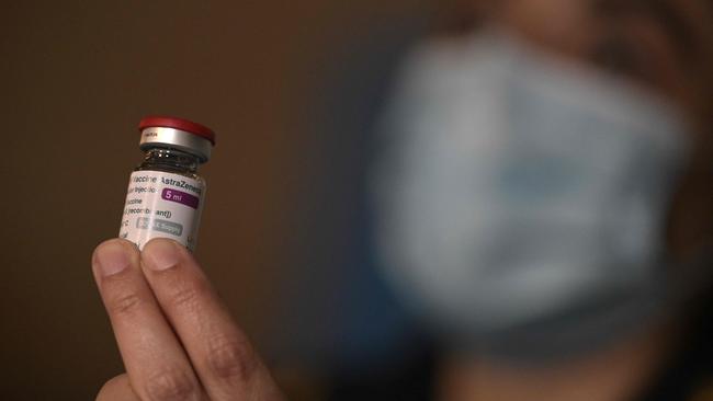 The AstraZeneca vaccine is now recommended for those over 60 in Australia. Picture: AFP