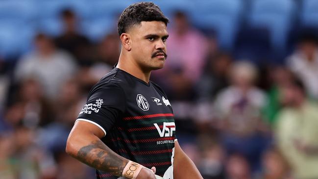 Latrell Mitchell of the Rabbitohs. Photo by Cameron Spencer/Getty Images.