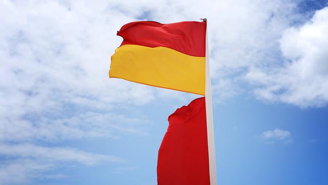 Lifesavers had a hectic day on Gold Coast beaches today. Picture: Brendan Radke.