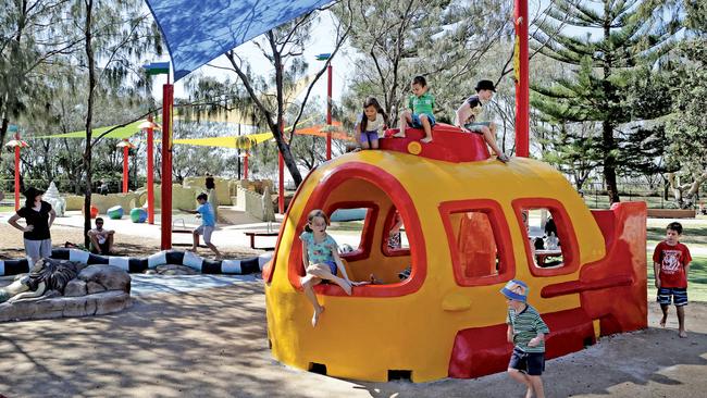 The Kurrawa All Abilities Playground will reopen this weekend. Pic by Luke Marsden.