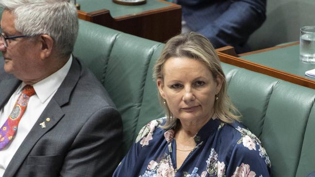 Sussan Ley during Question Time in the House of Representatives in Parliament House in Canberra. Picture: Gary Ramage