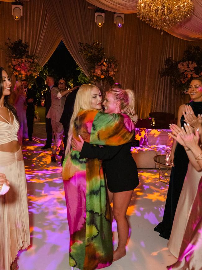 Madonna and Britney shared a dance and embrace on the dancefloor. Picture: Kevin Ostajewski/Shutterstock/MEDIA MODE