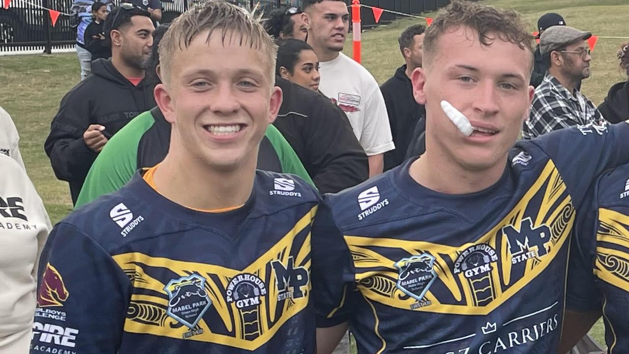 Lachlan Buchbach, left, and Ryan McCann. .