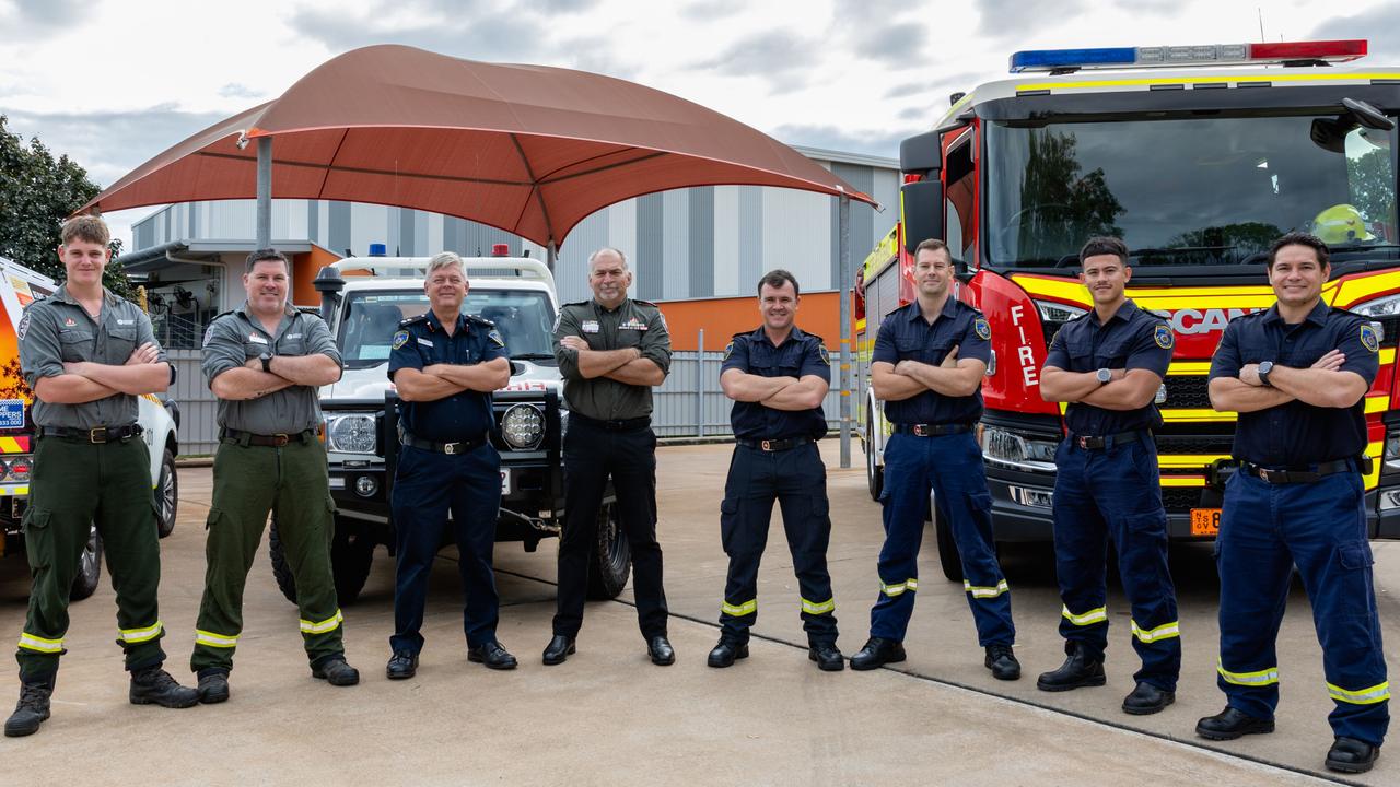 Northern Territory Fire and Emergency Services (NTFES) unveiled its new fire truck, stationed at Marrara, for International Firefighters Day on May 4, 2025. Picture: Pema Tamang Pakhrin