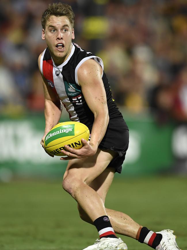 Jack Lonie. (Photo by Albert Perez/AFL Photos/via Getty Images)