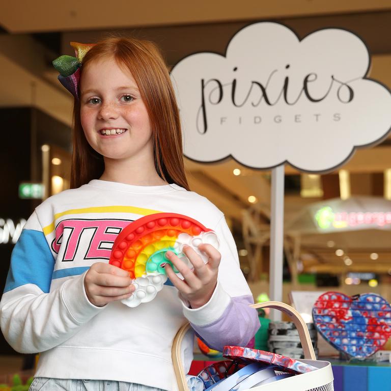 Pixie Curtis started Pixie’s Fidgets in May. Picture: David Swift