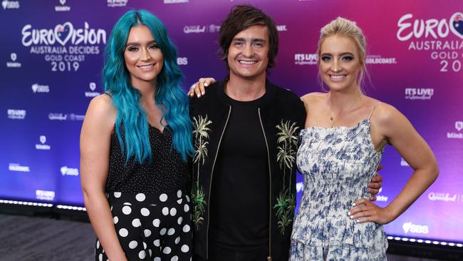 Brisbane band Sheppard at the Gold Coast Convention and Exhibition Centre. Photo: Chris Hyde/Getty Images