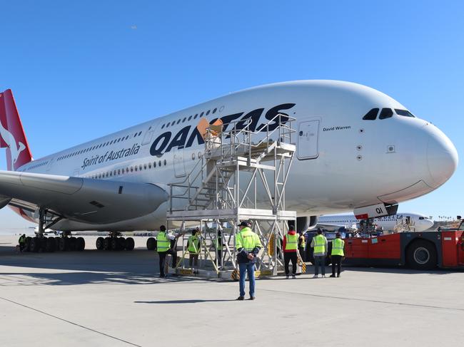 Long haul: Qantas A380 fleet back together