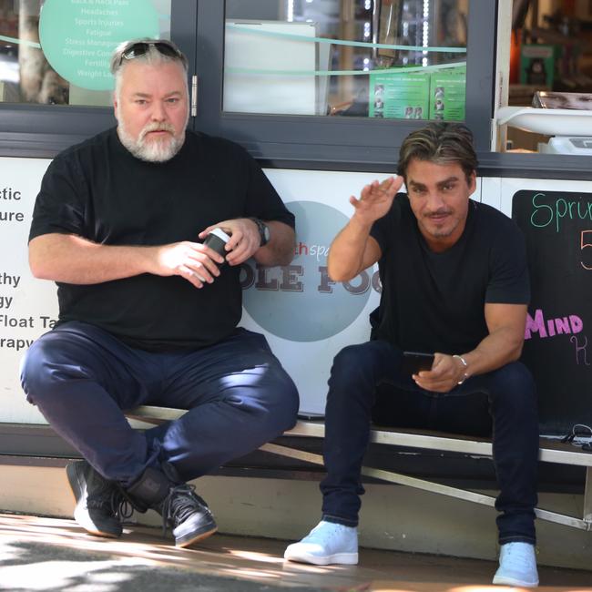 Sandilands and Ibrahim in Sydney’s Kings Cross. Picture:John Grainger