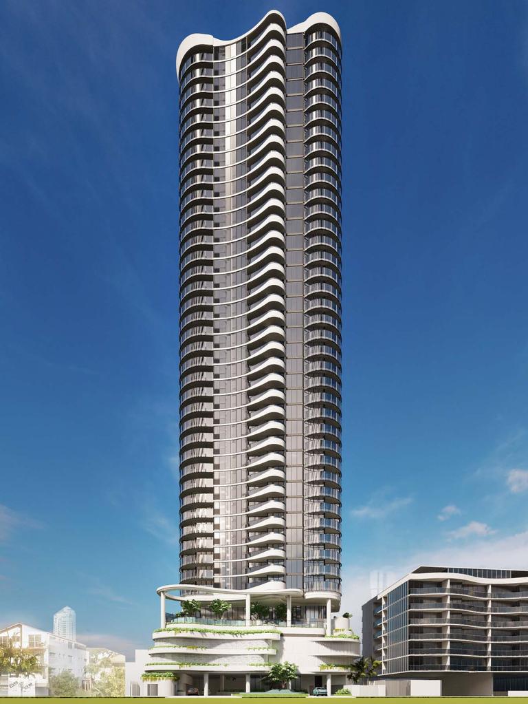 Tower Jim Raptis had this approved for a Chelsea Ave site. Picture: Supplied