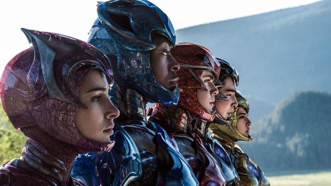 A scene from the reboot of Power Rangers. Picture: Lionsgate