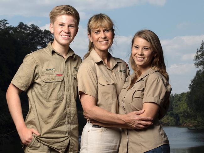 The Irwin family is returning to television's Animal Planet, 11 years after the death of <i>The Crocodile Hunter</i> star Steve Irwin. Picture: AP