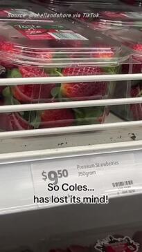 Shopper roasted for Coles price whinge