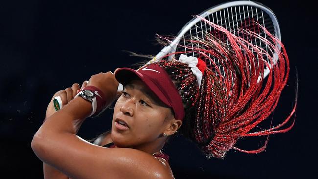 Japan’s Naomi Osaka has battled depression for years. Picture: AFP