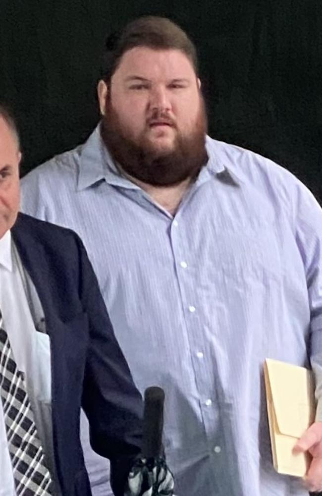 William Sylvanus Gawthorn, 27, leaving the Brisbane Magistrates Court on Thursday, December 1, 2022.