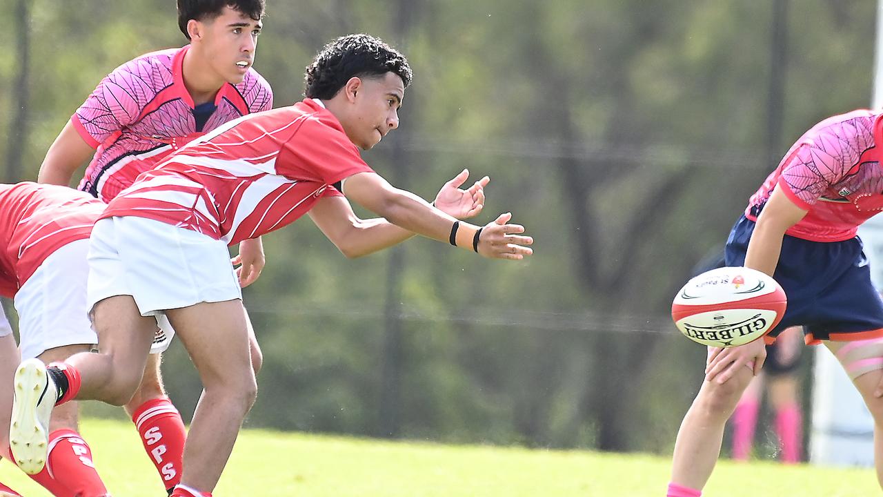 TAS First XV schoolboy rugby union between WestMAC College and St Pauls. Saturday May 11, 2024. Picture, John Gass