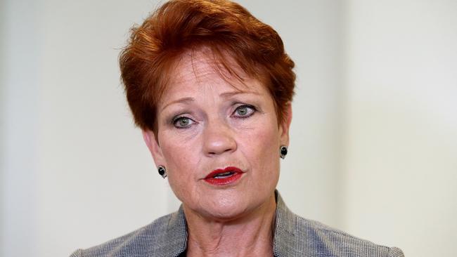 One Nation leader Pauline Hanson. Picture: Kym Smith