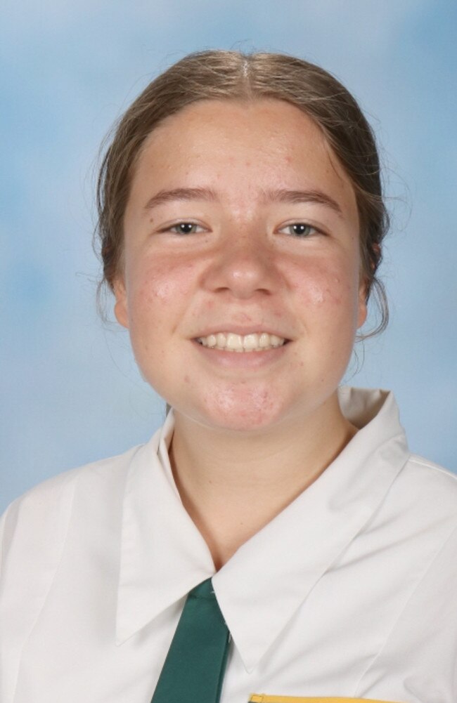 Micaela Anstey, Corinda State High School, school captain.