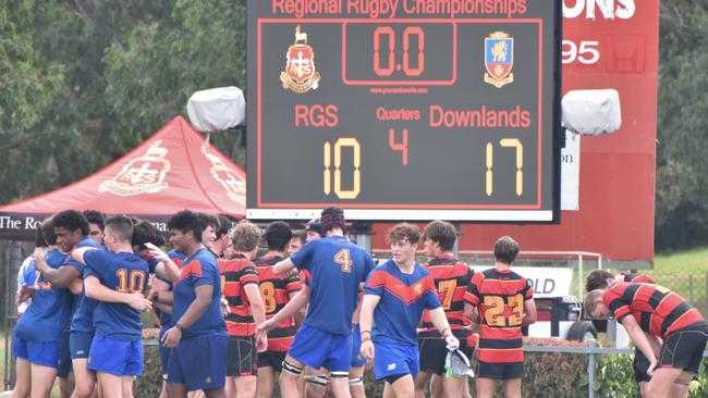 2022 Regional Rugby Championships, March 5 and 6, Rugby Park, Rockhampton; under-15 grand final, St Brendanâ€™s College versus CQ Barbarians.