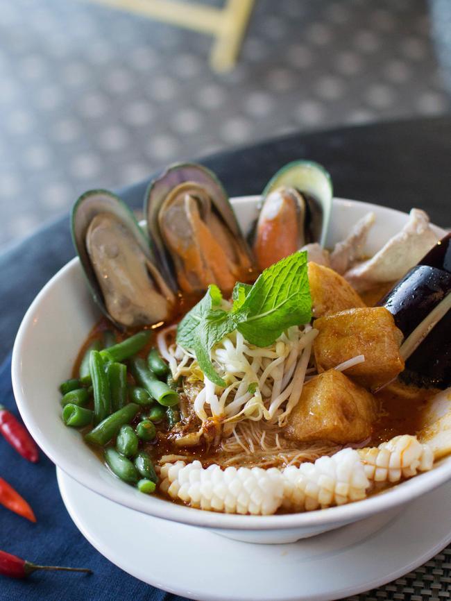 Seafood combination laksa curry. Picture: Supplied.