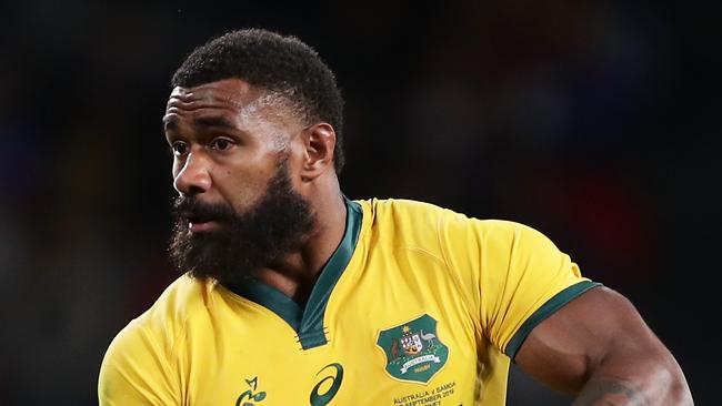 Marika Koroibete is looming as one of the stars of the Rugby World Cup. Picture: Matt King/Getty Images