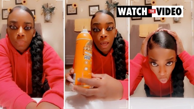 Sticky situation: TikTok woman styles hair with Gorilla Glue 