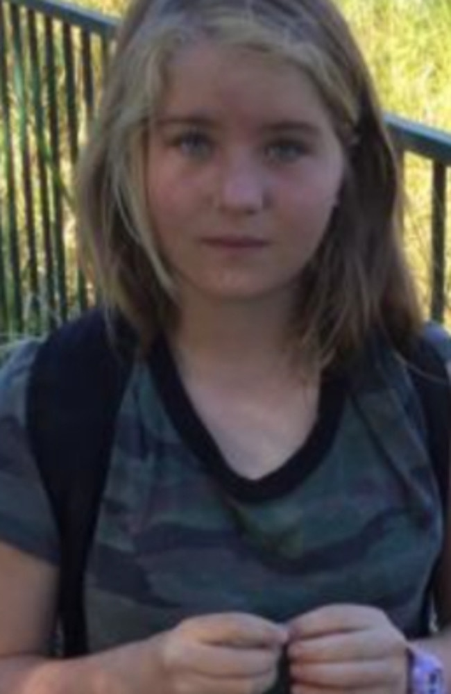 Police are searching for missing girl Laine-Ella Hyland, 11. Picture: Queensland Police.