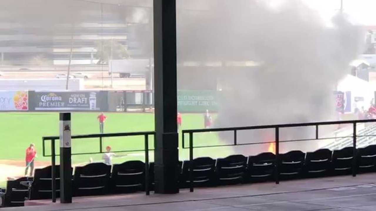 Fire Breaks Out at Spring Training Grounds of Los Angeles Angels