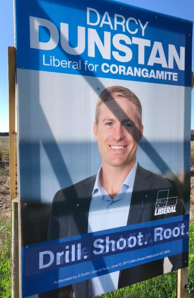 Darcy Dunstan’s face was everywhere during the campaign.