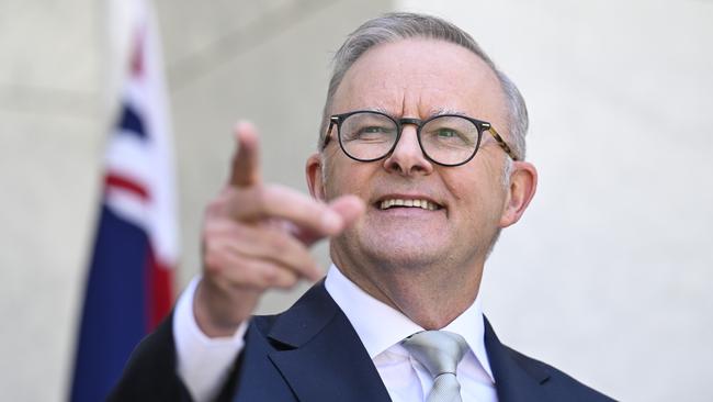 Anthony Albanese’s is paid about $607,000 a year. Picture: NewsWire / Martin Ollman